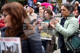 Протест срещу насилието над животни