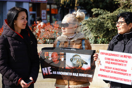 Бургас - национален протест срещу насилието на животни