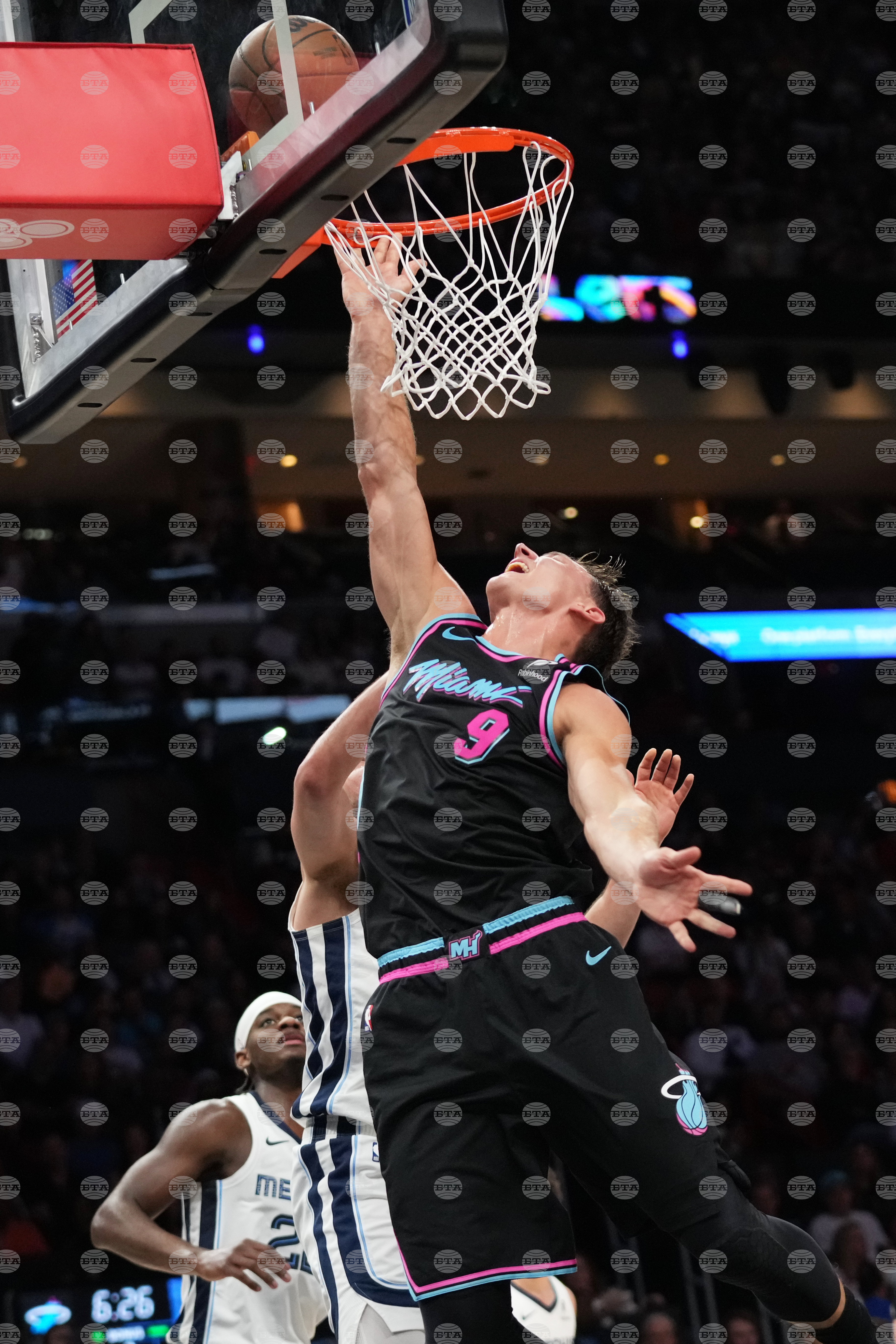 Grizzlies Heat Basketball