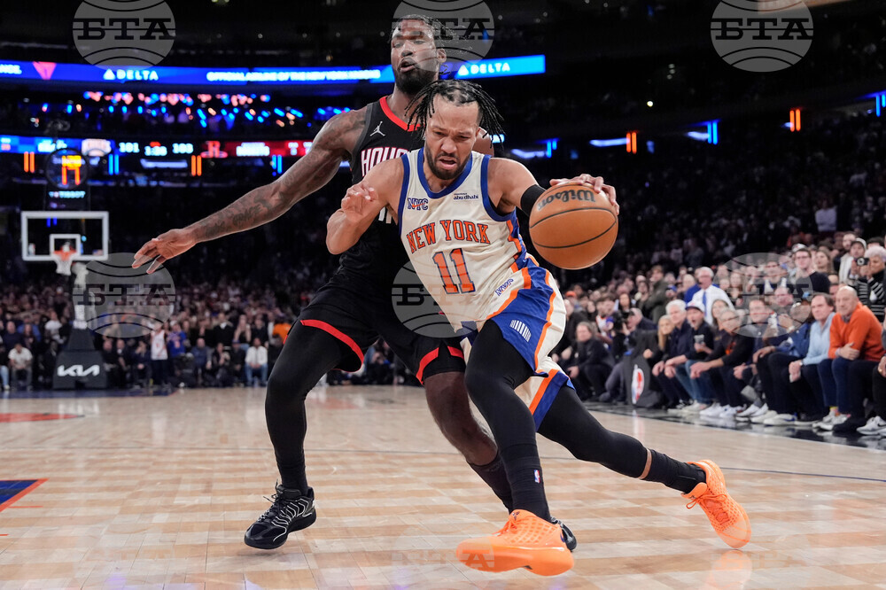 Rockets Knicks Basketball