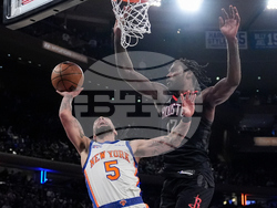 Rockets Knicks Basketball