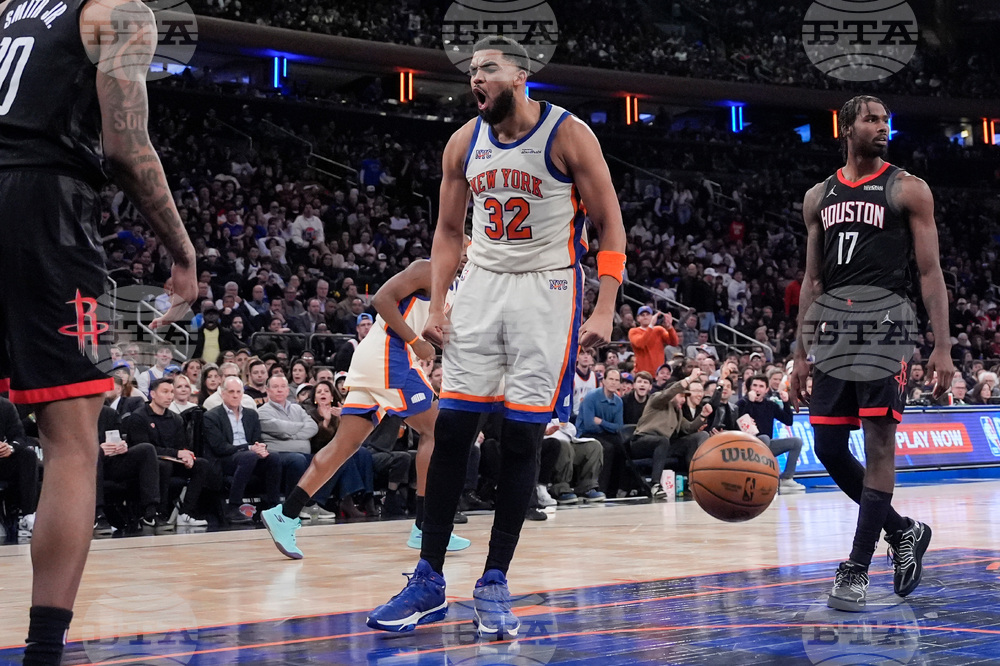 Rockets Knicks Basketball