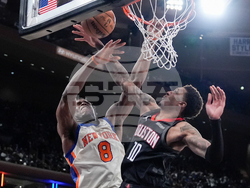 Rockets Knicks Basketball