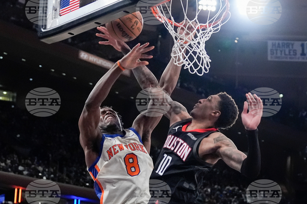 Rockets Knicks Basketball