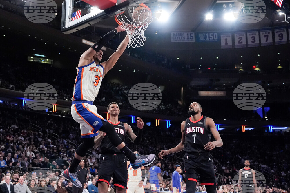 Rockets Knicks Basketball