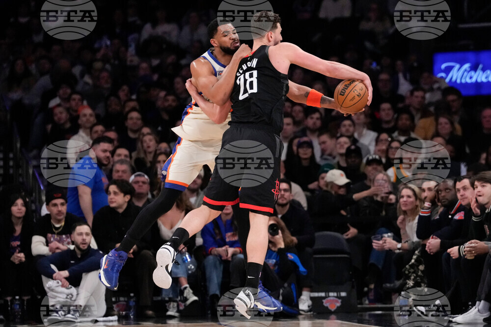 Rockets Knicks Basketball