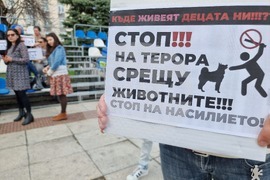 Габрово - протест срещу насилието над животни