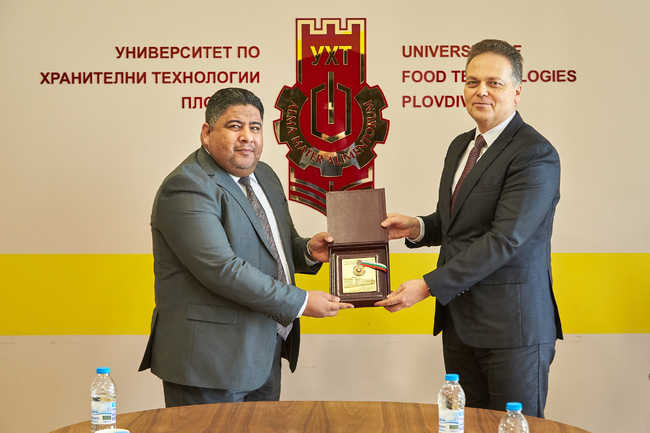 Иракска делегация посети Университета по хранителни технологии в Пловдив 