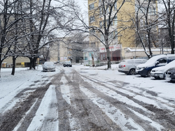 Търговище - зима - обстановка