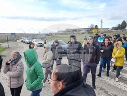 Елхово - акция - блокиран път I-7