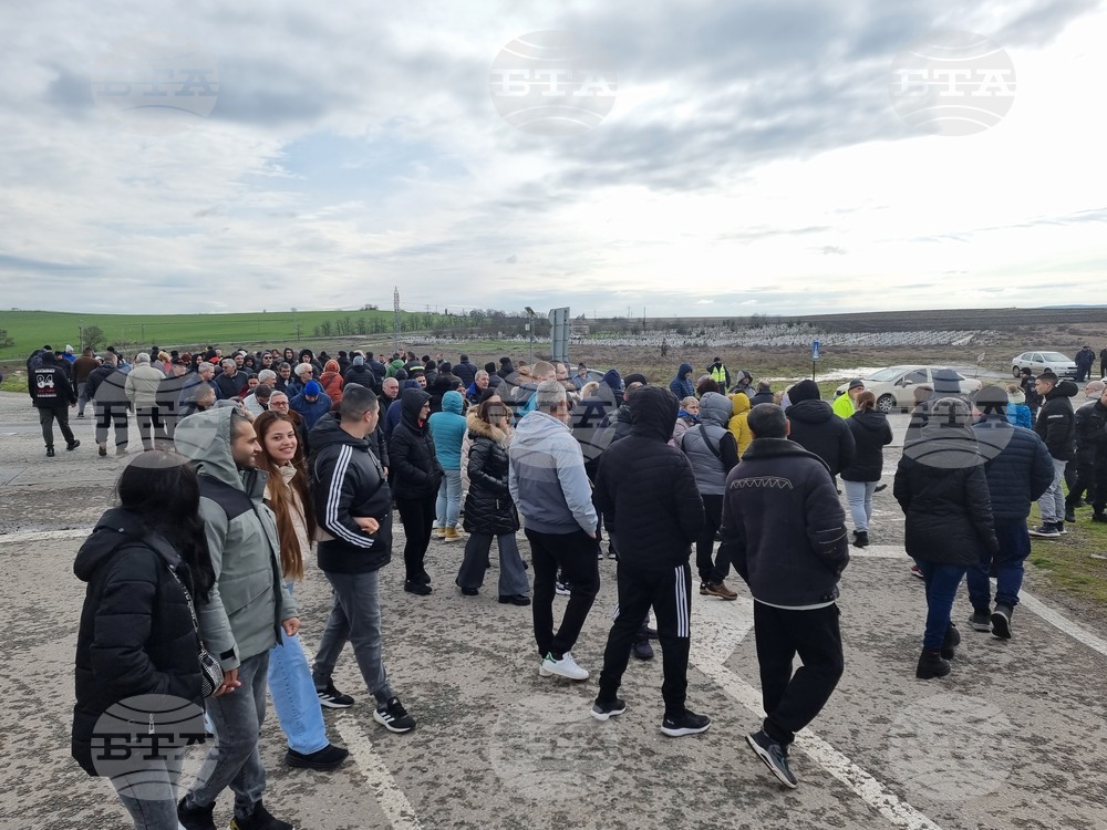 Елхово - акция - блокиран път I-7