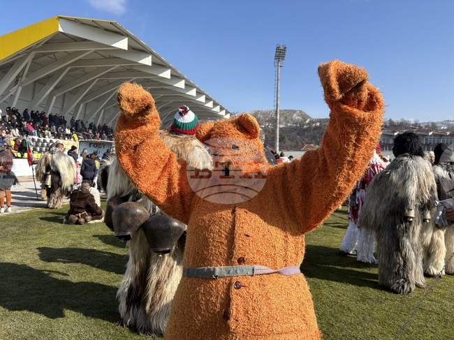 Кукери от цялата страна участват в празник за Сирни заговезни в град Костенец