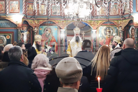Кюстендил - патриарх Даниил - литургия