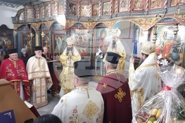 Кюстендил - патриарх Даниил - литургия