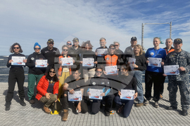 Antarctica - 34th Bulgarian Antarctic Expedition - Commander Radko Muevski - certificates