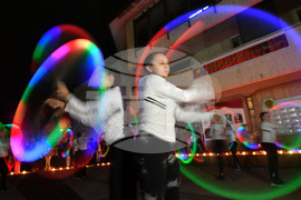 Разград - часът на Земята - светлинно шоу