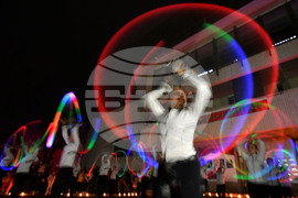 Разград - часът на Земята - светлинно шоу