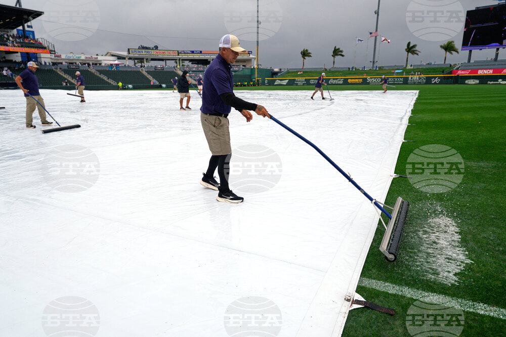 Twins Braves Spring Baseball