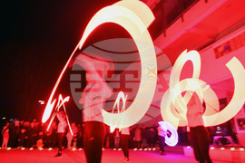 Разград - часът на Земята - светлинно шоу