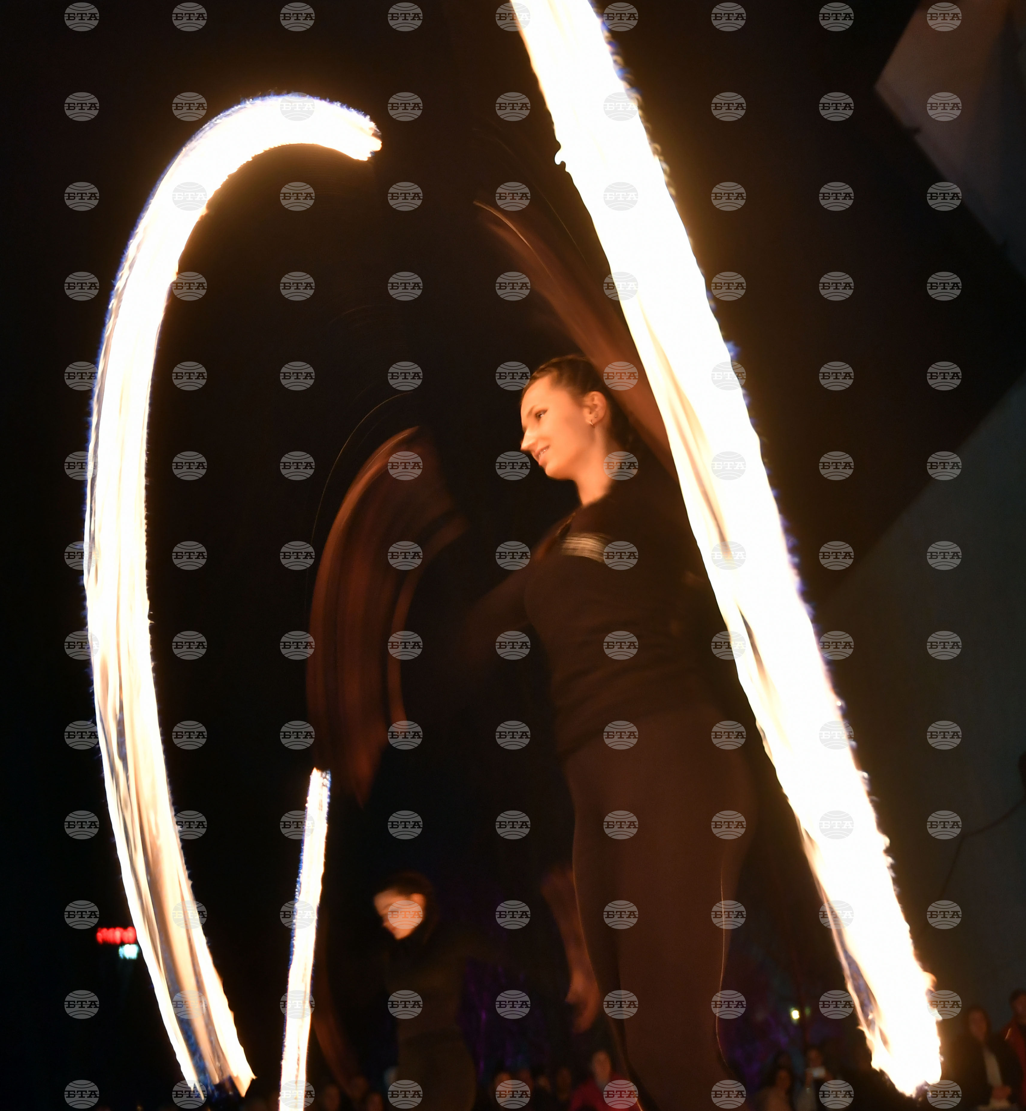 Разград - часът на Земята - светлинно шоу