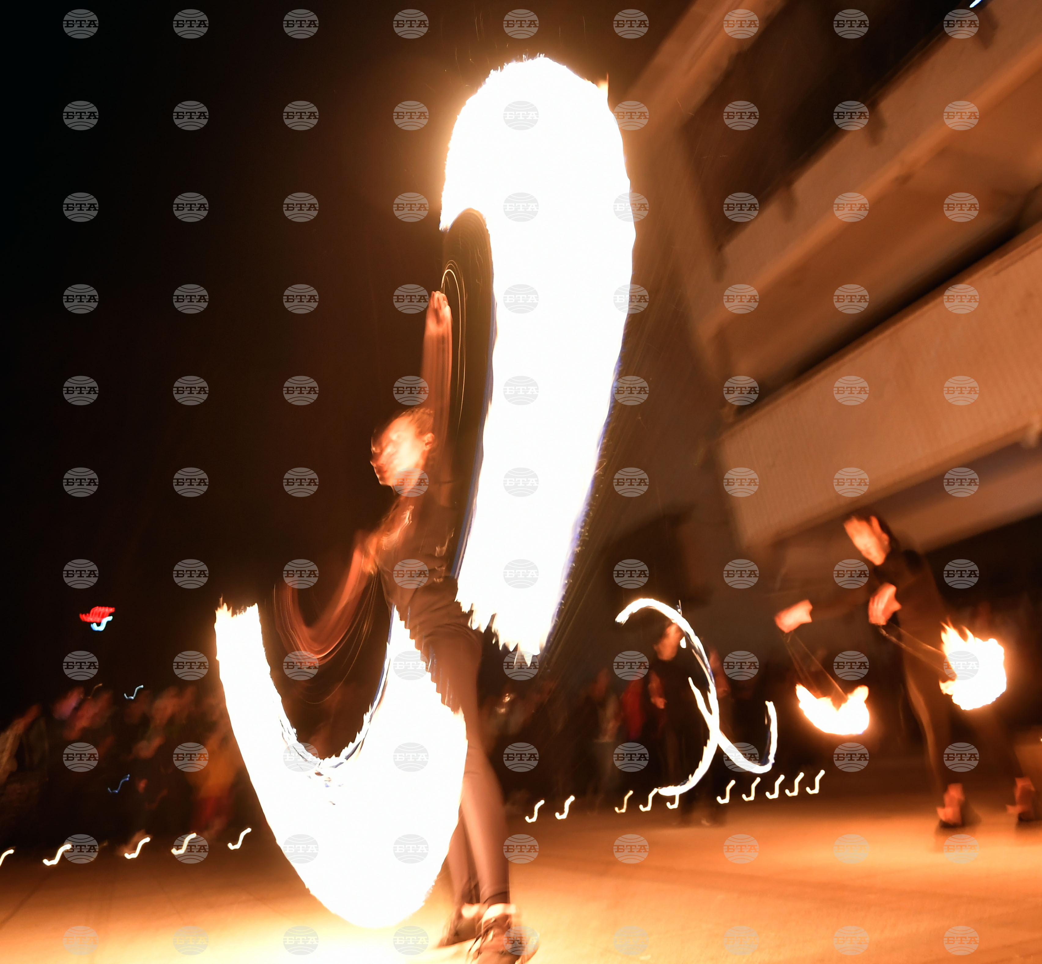 Разград - часът на Земята - светлинно шоу