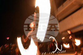 Разград - часът на Земята - светлинно шоу