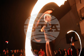 Разград - часът на Земята - светлинно шоу