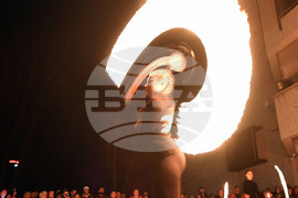 Разград - часът на Земята - светлинно шоу