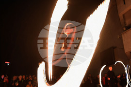 Разград - часът на Земята - светлинно шоу