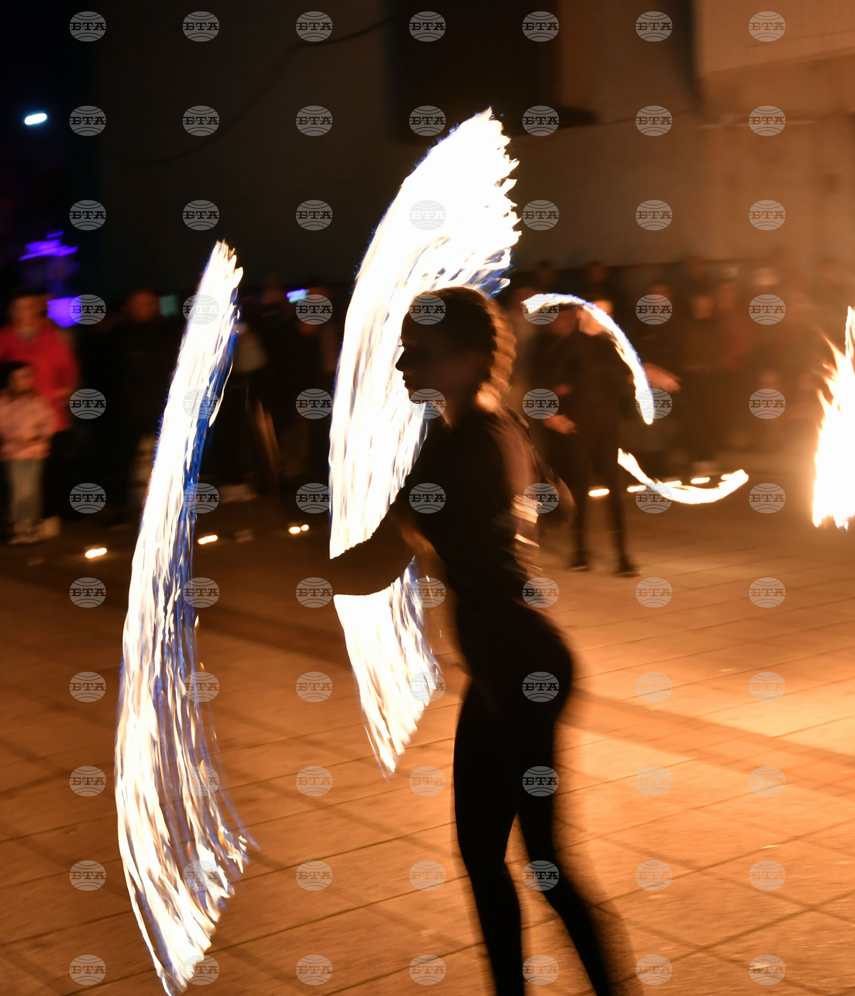 Разград - часът на Земята - светлинно шоу