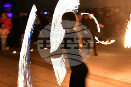 Разград - часът на Земята - светлинно шоу