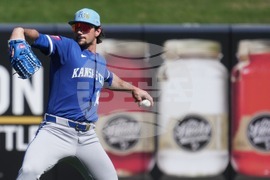 Royals Brewers Spring Baseball
