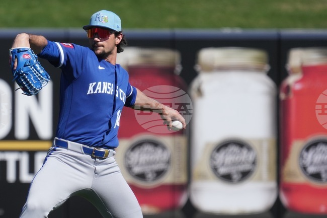 Royals Brewers Spring Baseball