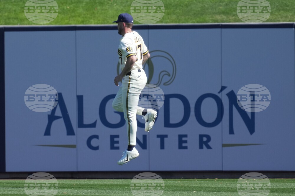Royals Brewers Spring Baseball