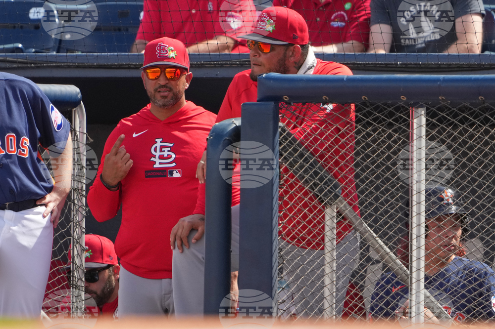 Cardinals Astros Spring Baseball