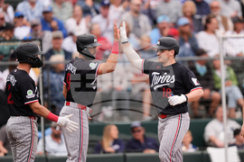 Twins Braves Spring Baseball
