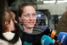 Летище „Васил Левски“ - биатлонисти - посрещане