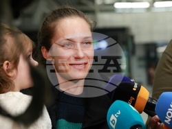 Летище „Васил Левски“ - биатлонисти - посрещане