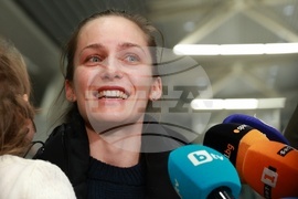 Летище „Васил Левски“ - биатлонисти - посрещане