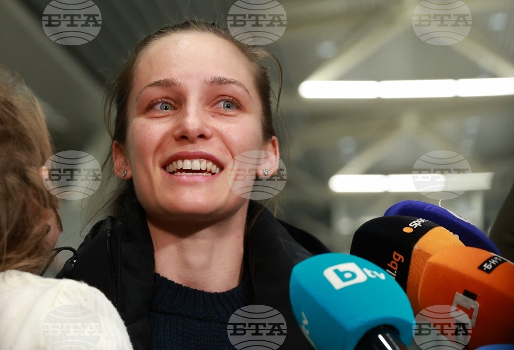 Летище „Васил Левски“ - биатлонисти - посрещане