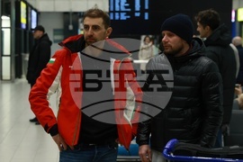 Летище „Васил Левски“ - биатлонисти - посрещане