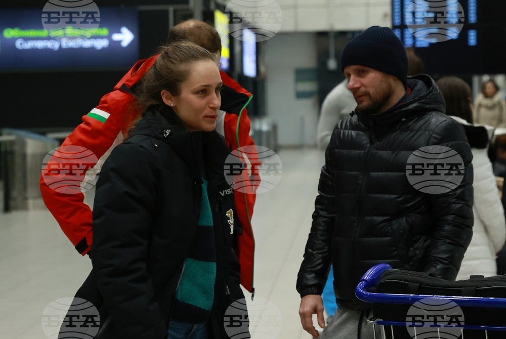 Летище „Васил Левски“ - биатлонисти - посрещане