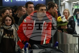 Летище „Васил Левски“ - биатлонисти - посрещане