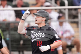Twins Braves Spring Baseball