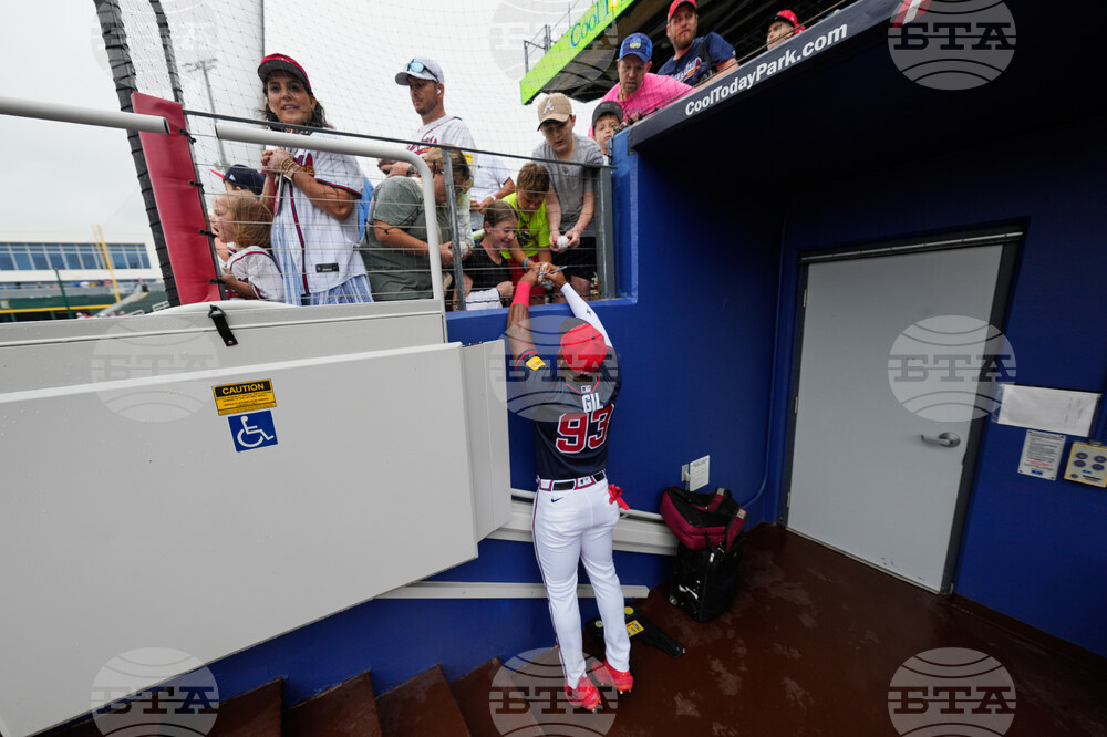 Twins Braves Spring Baseball