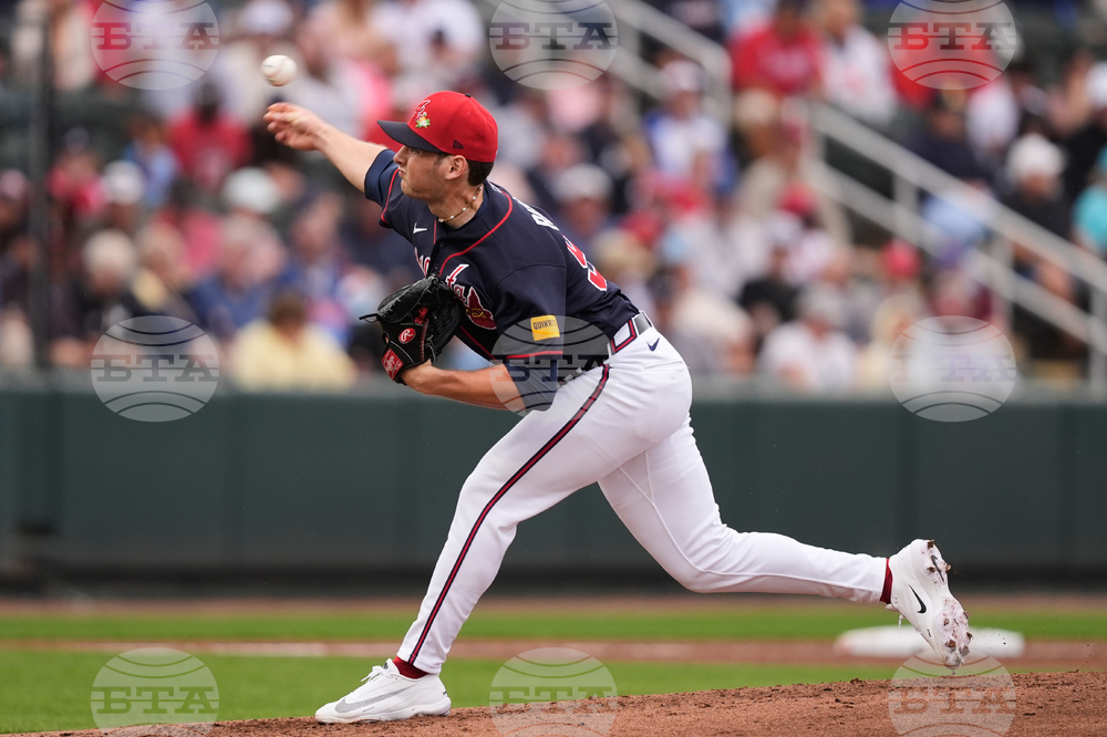Twins Braves Spring Baseball