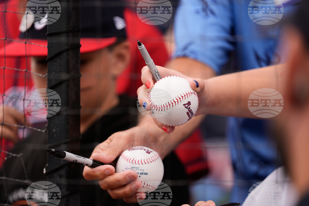 Twins Braves Spring Baseball