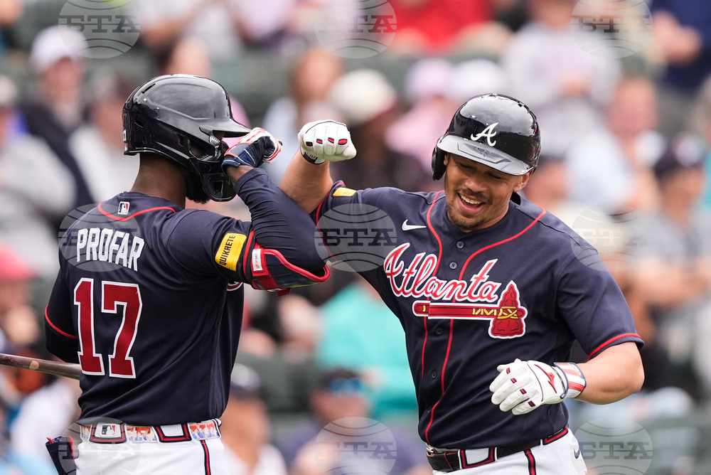 Twins Braves Spring Baseball