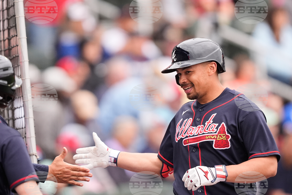 Twins Braves Spring Baseball