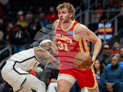 Nets Hawks Basketball